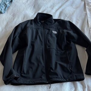 The North Face Men’s Black Softshell Jacket with Chest Logo